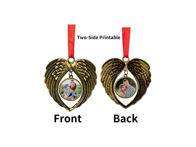 Angel Wings Metal Ornament(Gold)