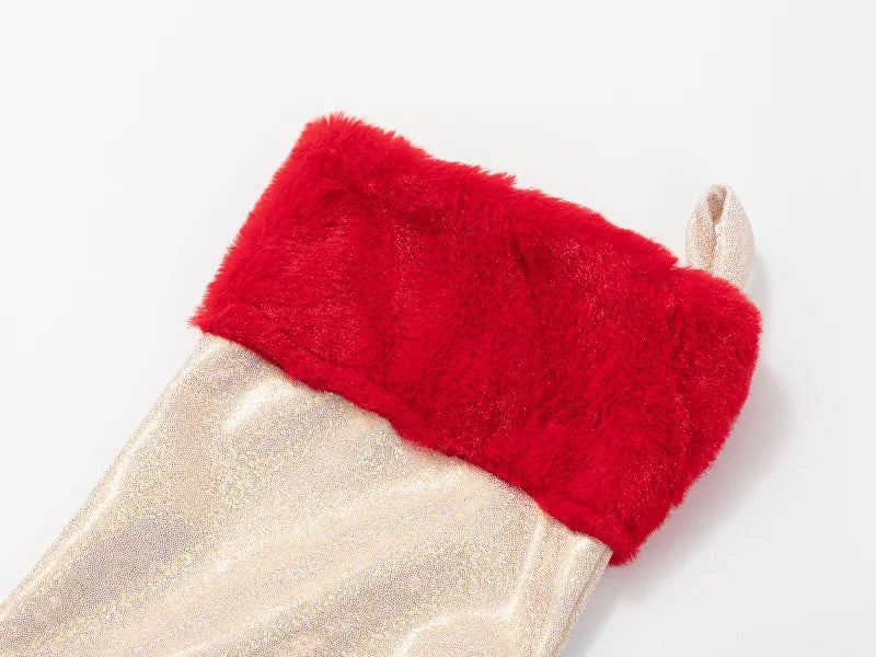 Sublimation Blanks Glitter Christmas Stocking (Champagne Gold)
