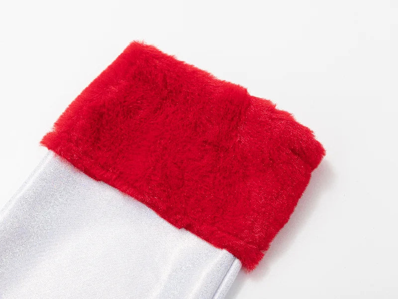 Sublimation Blanks Glitter Christmas Stocking (White)