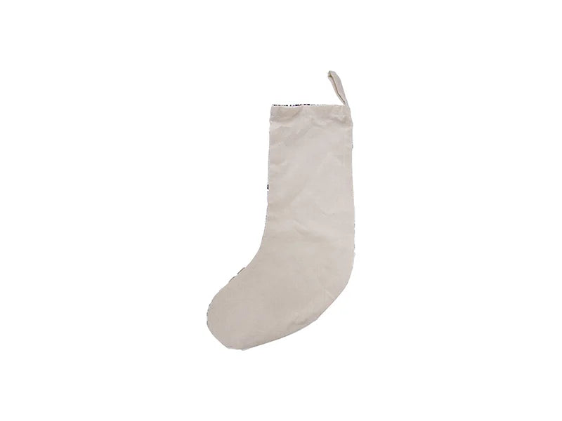Sublimation Sequin Christmas Stocking (white w/ Silver)