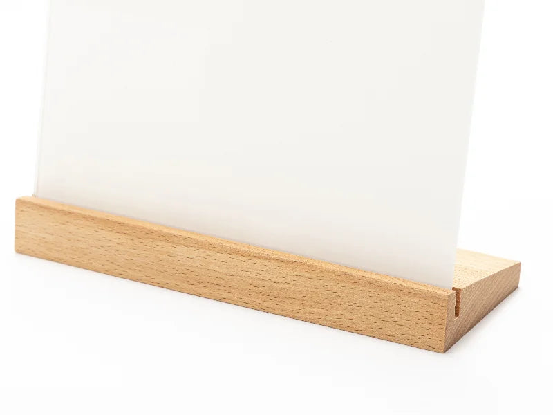 Sublimation Glass Frame w/ Wood Base(203*254*30mm)