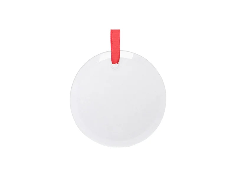 Sublimation 3inch Glass Ornament (Circle)