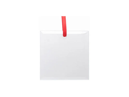 3.5inch Sublimation Glass Ornament (Square)