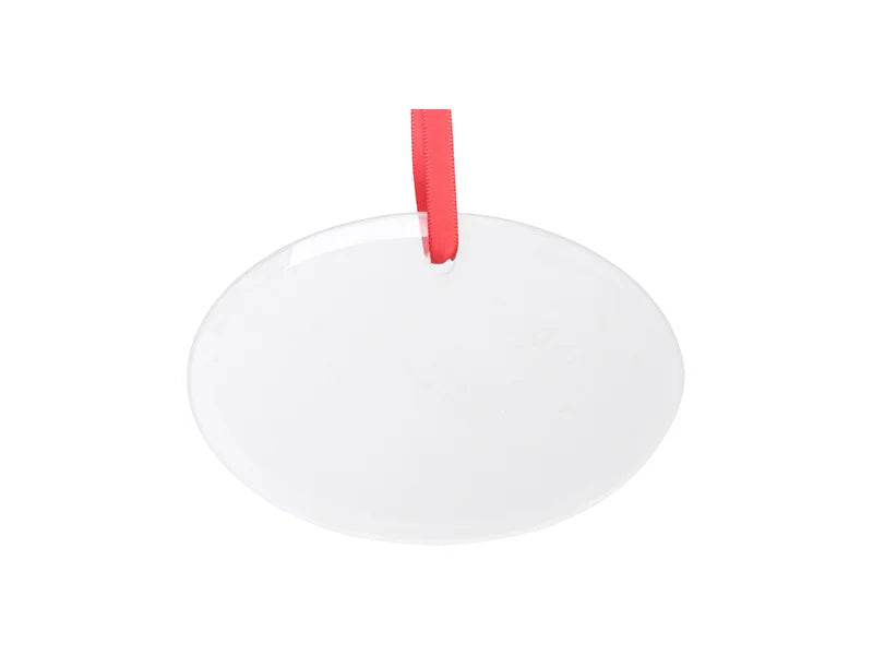 3.8inch Sublimation Glass Ornament (Oval)