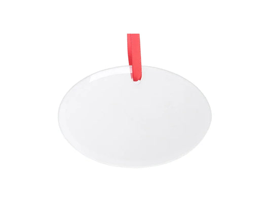 3.8inch Sublimation Glass Ornament (Oval)
