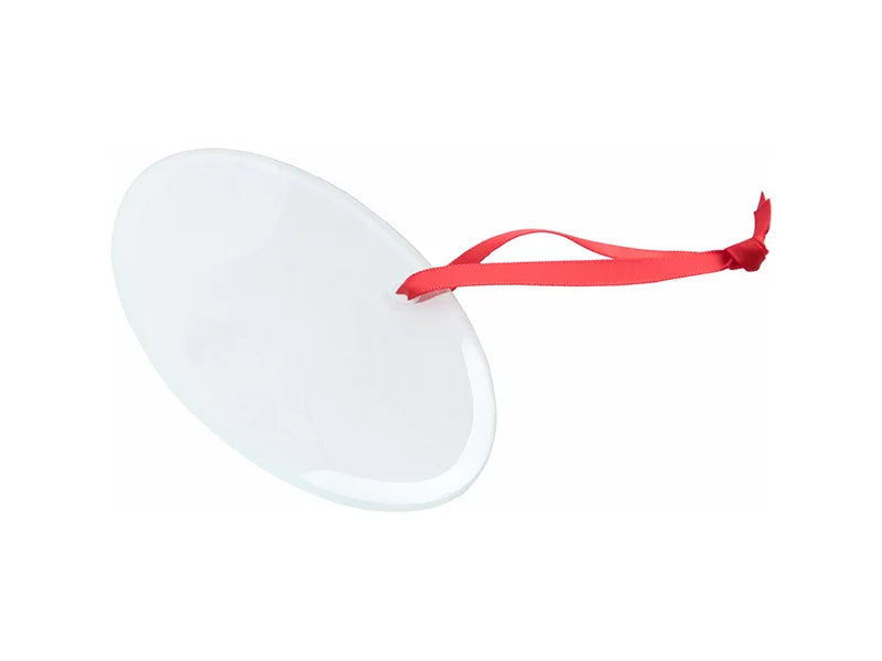 3.8inch Sublimation Glass Ornament (Oval)