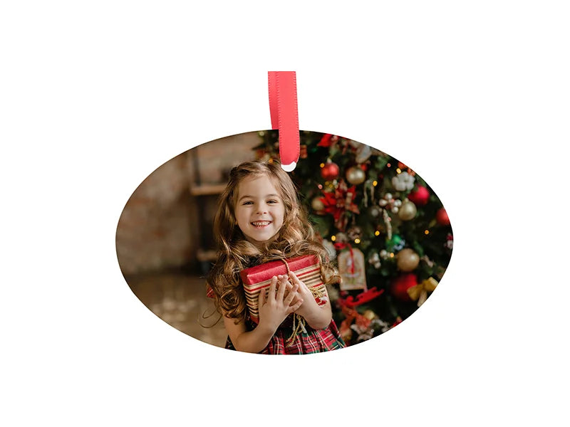 3.8inch Sublimation Glass Ornament (Oval)