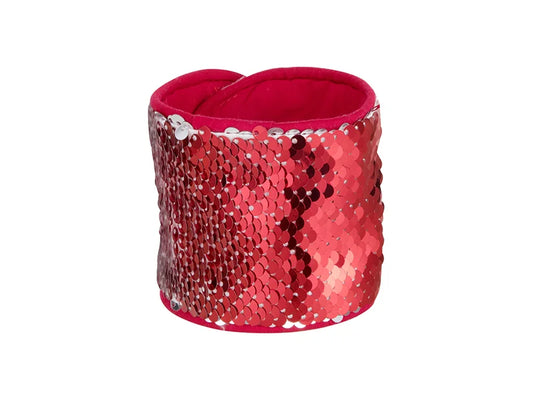 Sublimation Sequin Bracelet (Red W/ White)