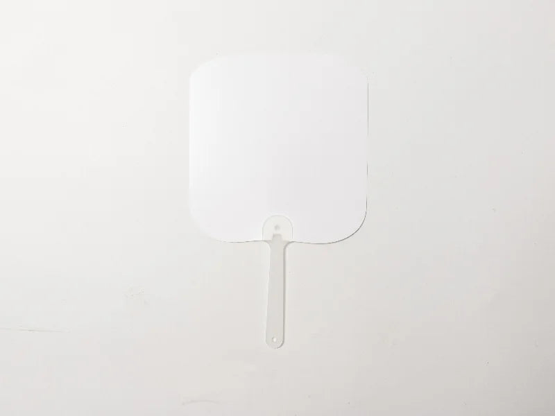 Sublimation Blanks PET Advertising Fan(Square,17*18*0.04cm)