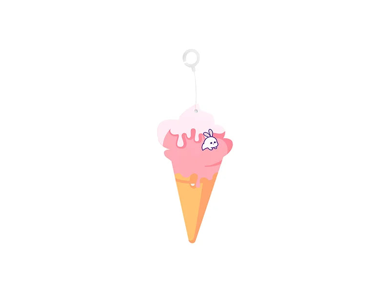 Sublimation PET Ornament (Ice Cream Shape, 6*11cm)