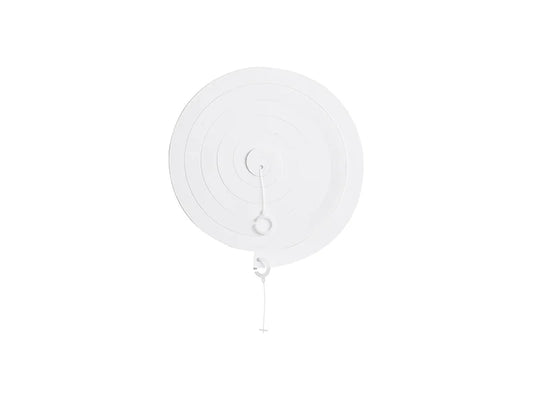 Sublimation Spiral PET Ribbon w/ 2 Full stop Shape Tag Pin(14.4*15cm)