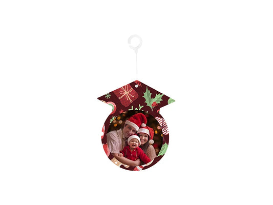 Sublimation PET Ornament (Graduation Cap Shape, 7.6*8.9cm)