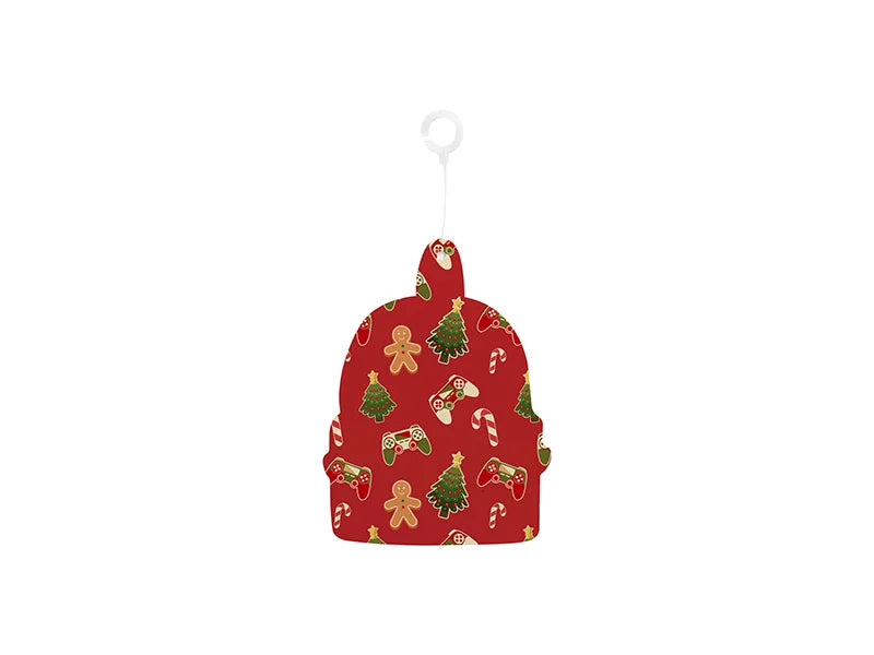 Sublimation PET Ornament (Schoolbag Shape, 7.6*10.1cm)