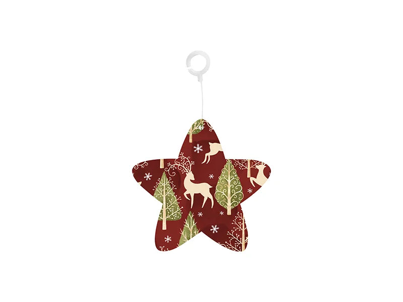 Sublimation PET Ornament (Star Shape, 7.9*7.6cm)