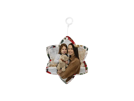 Sublimation PET Ornament (Snowflake Shape, 7.6*8.7cm)