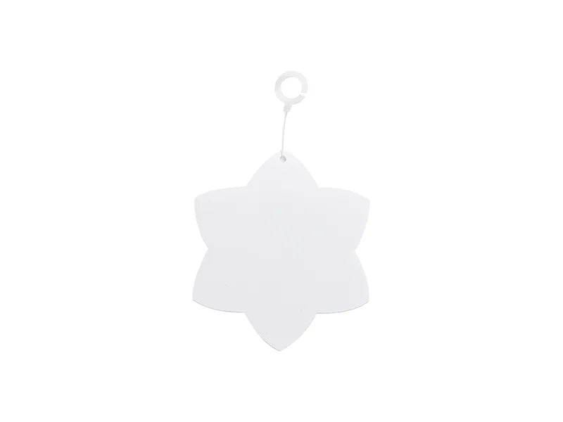 Sublimation PET Ornament (Snowflake Shape, 7.6*8.7cm)