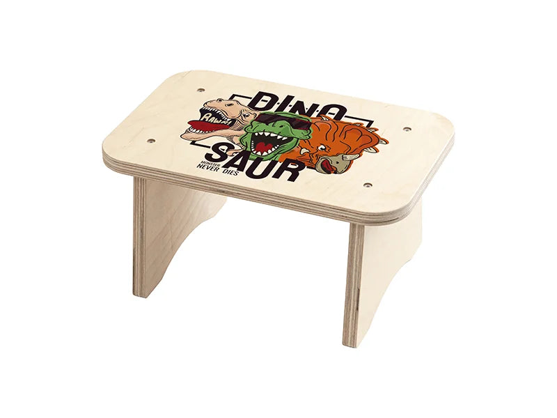 Sublimation Plywood Kids Stool (21.5*33*16.5cm)