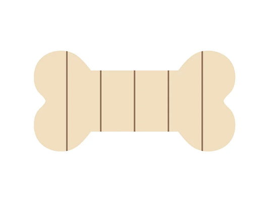 Sublimation Blanks Bone Shaped Sign (25.4*12.7*1.5cm)