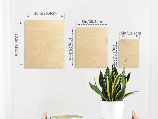 Sublimation Blanks Plywood Rectangular Photo Frame(12.7*17.8*1.5cm)