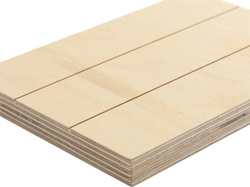 Sublimation Blanks Rectangular Plywood Sign w/ Stripes (17.8*12.7*1.5cm)