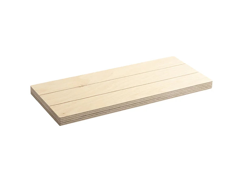 Sublimation Rectangular Plywood Sign w/ Stripes (30*12.7*1.5cm)