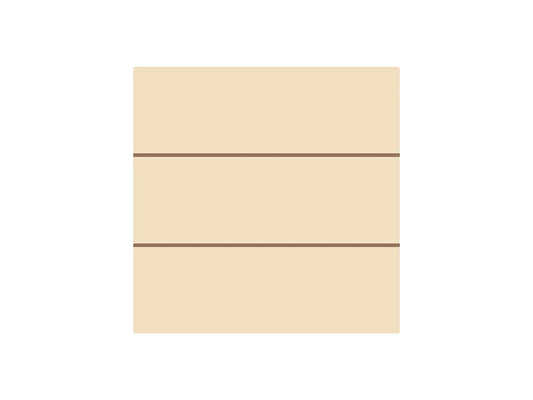 Sublimation Blanks Square Plywood Sign w/ Stripes (15*15*1.5cm)