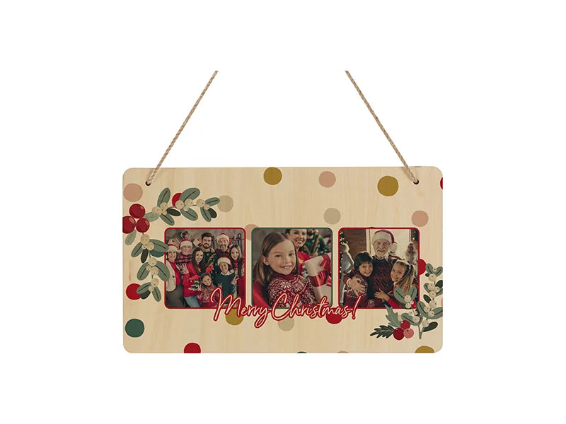 Sublimation Plywood Door Hanger (Rectangle,30.5*17.8*0.5cm)