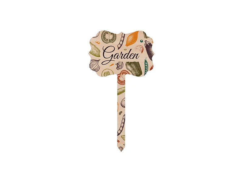 Sublimation Plywood Lace Garden Stake(10*17.5cm)