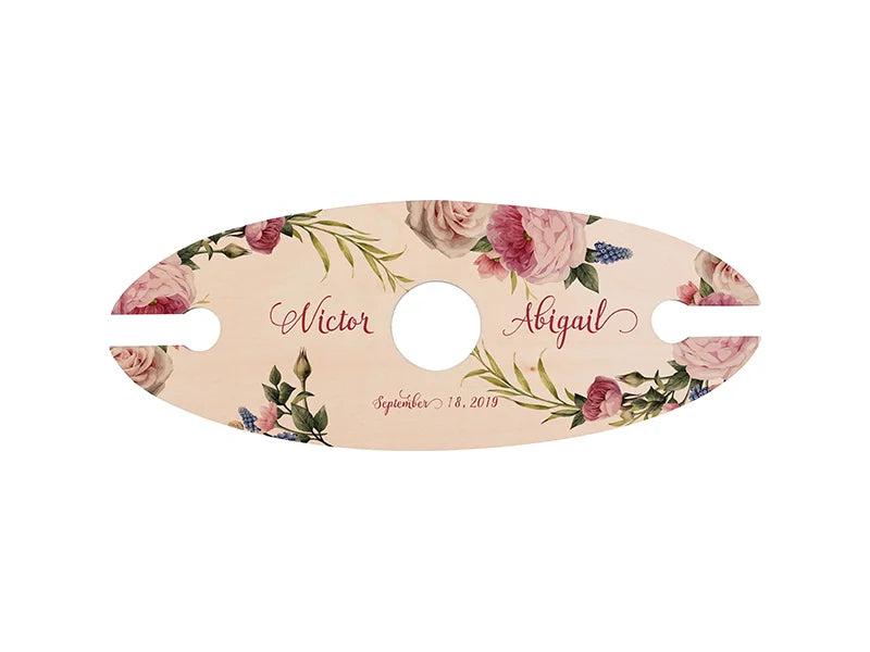 Sublimation Plywood Wine Holder(Oval)