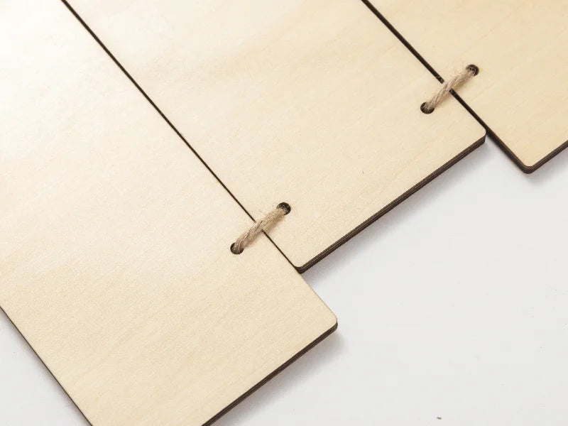 Sublimation Blanks 6 Pieces Plywood Hanging Wall Signs (Rectangle)