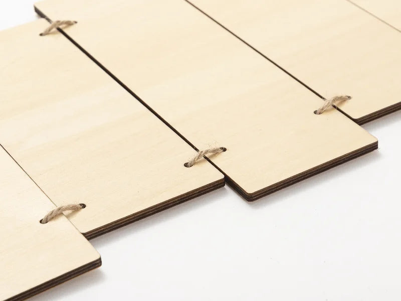 Sublimation Blanks 6 Pieces Plywood Hanging Wall Signs (Rectangle)