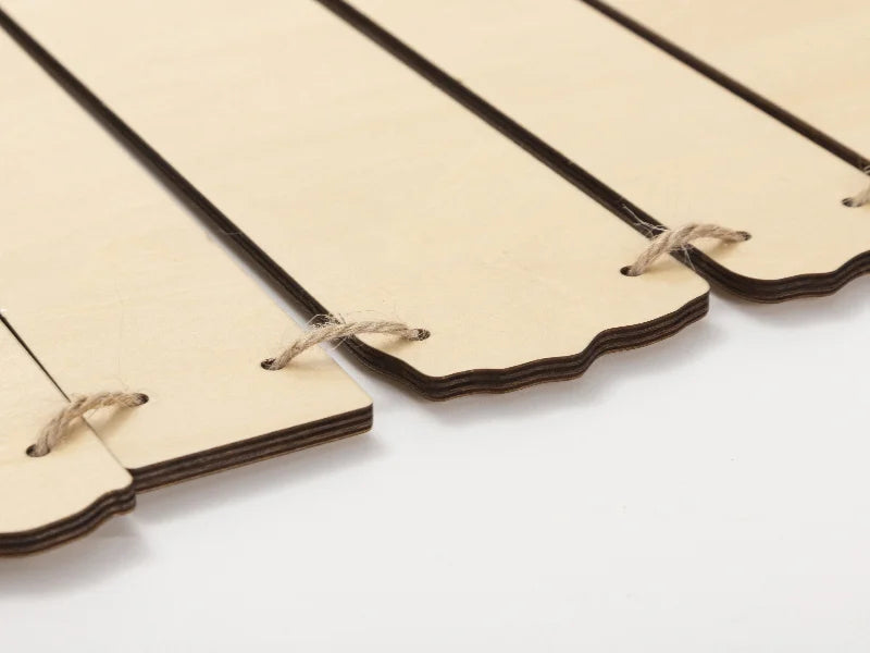 Sublimation Blanks 9 Pieces Plywood Hanging Wall Signs (Rectangle)