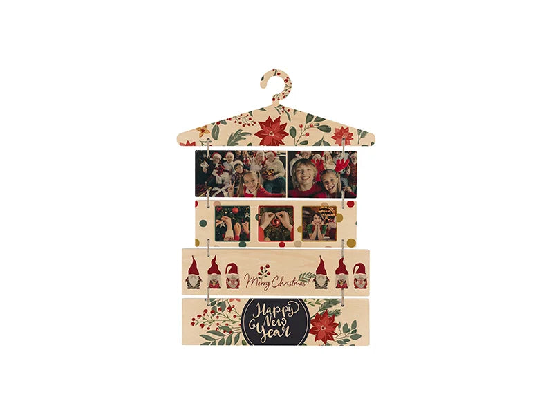 Sublimation Blanks 5 Pieces Laundry Room Plywood Hanging Wall Signs (Hanger & Rectangle)