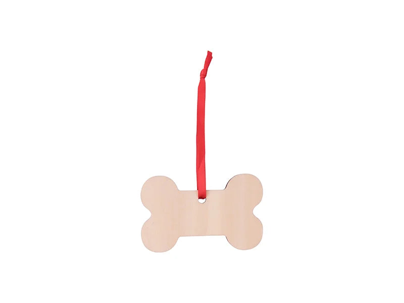 Sublimation Plywood Christmas Ornament (Bone-Shape)
