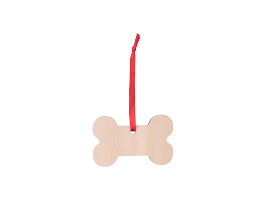 Sublimation Plywood Christmas Ornament (Bone-Shape)