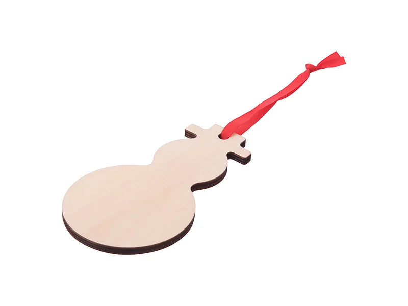 Sublimation Plywood Christmas Ornament (Snowman)