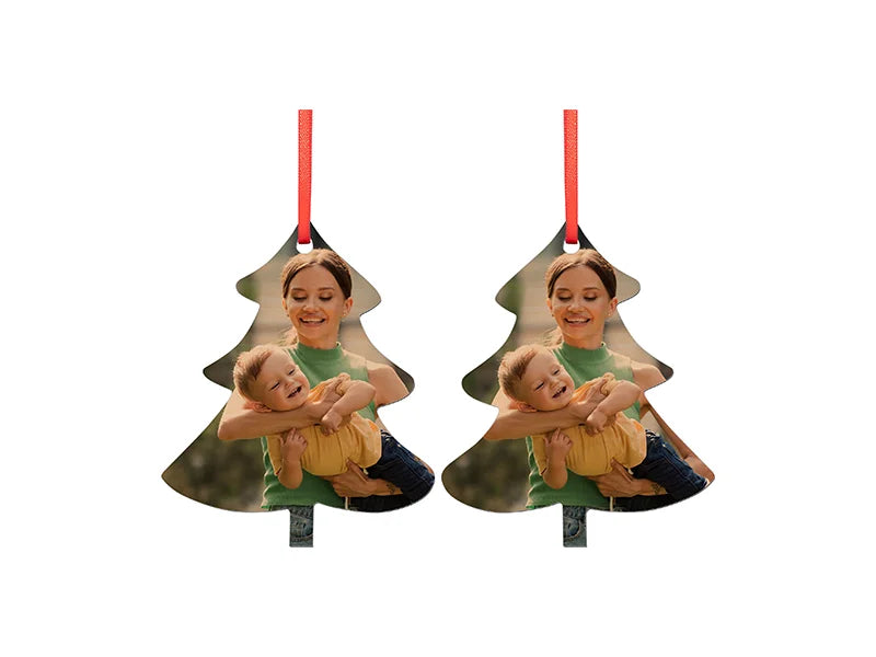 Sublimation Blanks Double-sided Plywood Ornament (Tree)