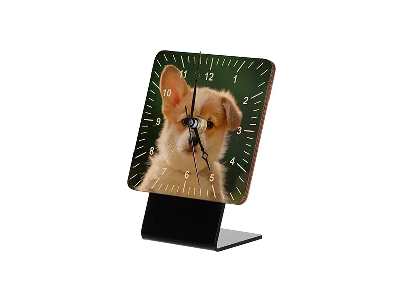 Sublimation Plywood Desktop Clock(10cm)