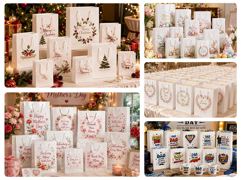 Sublimation Paper Gift Bag (21*33*10cm, A4)