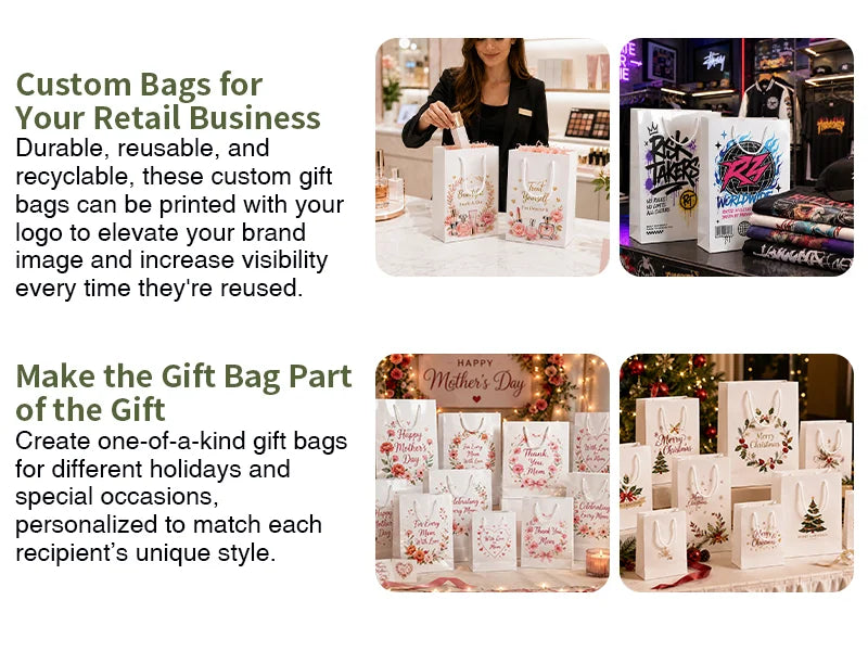 Sublimation Paper Gift Bag (21*33*10cm, A4)