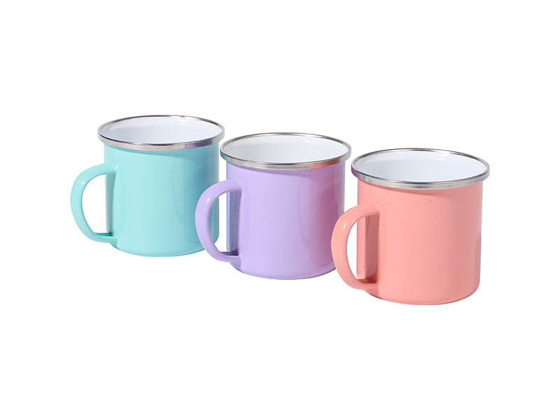Sublimation 12oz/360ml Colored Enamel Mug (Lavender)