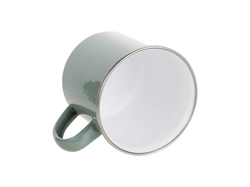 Sublimation 12oz Enamel Mug (Gray Green)