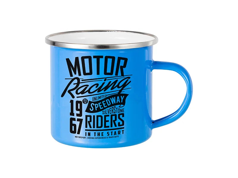 Sublimation 12oz Enamel Mug (Light Blue)