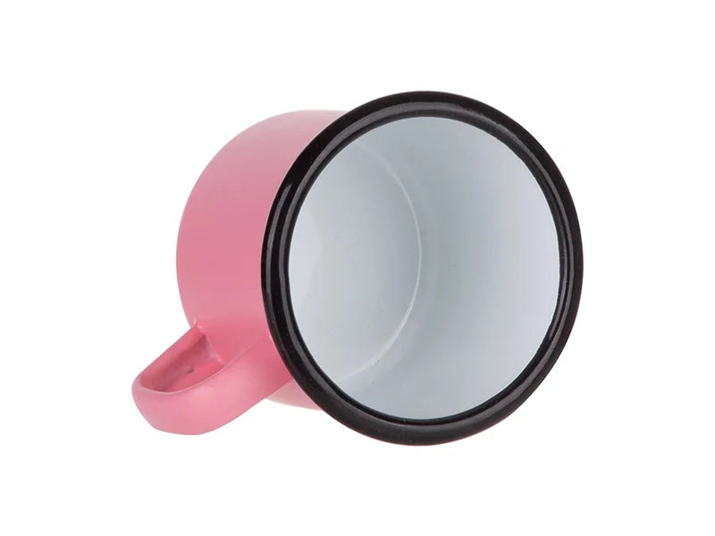 Sublimation 12oz/360ml Enamel Mug (Matt Pink)