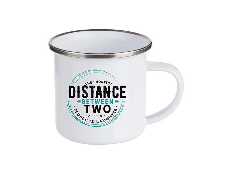 Sublimation 6oz/180ml White Enamel Mug (White)