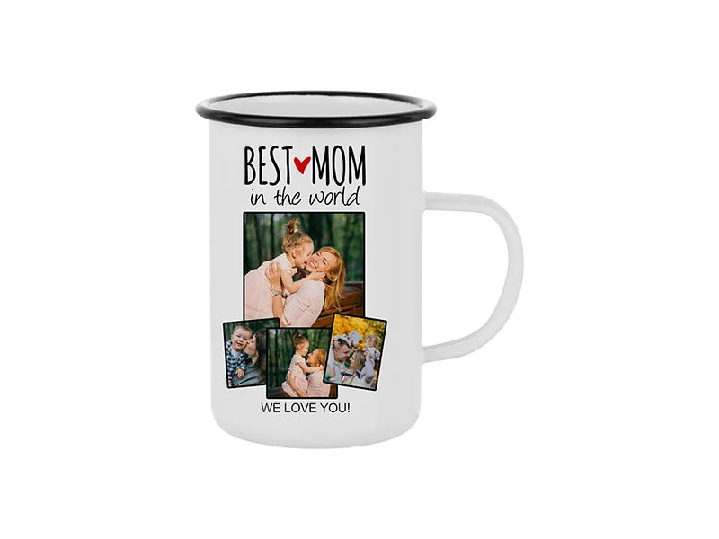 Sublimation 15oz/450ml Enamel Mug (White)