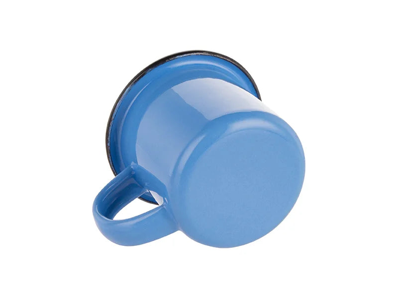 Sublimation 3oz/100ml Enamel Mug (Blue, Black Edge)