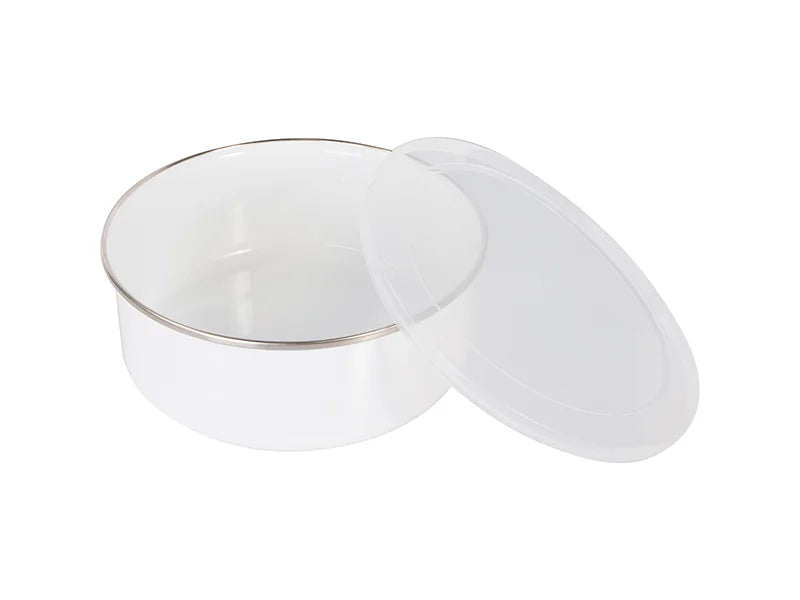 Sublimation 30oz/900ml Enamel Bowl w/ Lid
