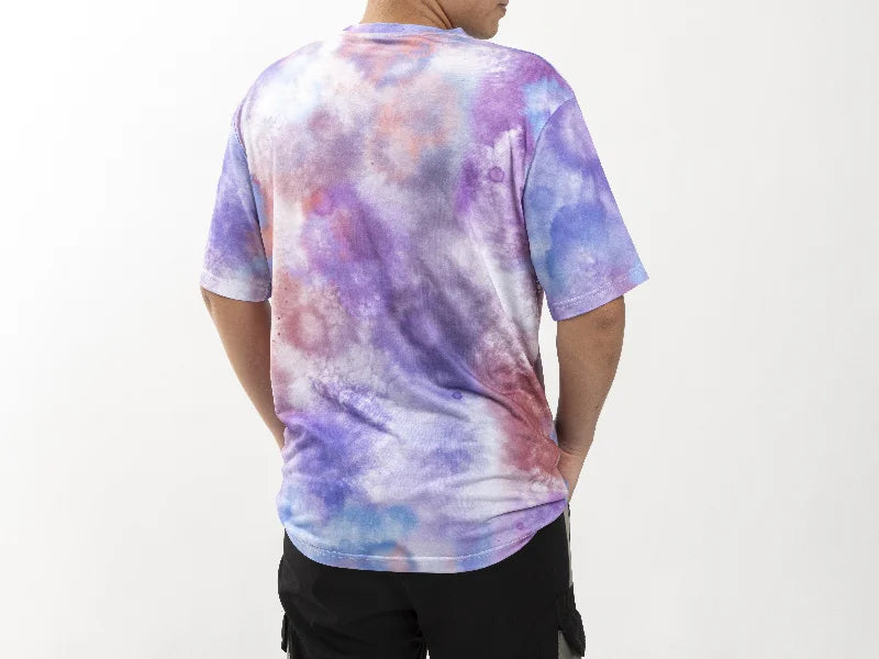 Lavender Bleached Mist Cotton Feeling T-shirt for Sublimation Printing