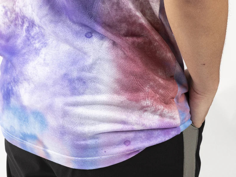 Lavender Bleached Mist Cotton Feeling T-shirt for Sublimation Printing